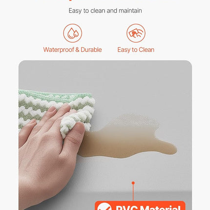 VEVOR Fall Mat for Elderly, 3/4-inch Thickened Fall Prevention Pad with Beveled Edge, Anti-Slip Bedside Safety Floor Mat for Seniors, Handicaps, Patients (24 x 70 inch)