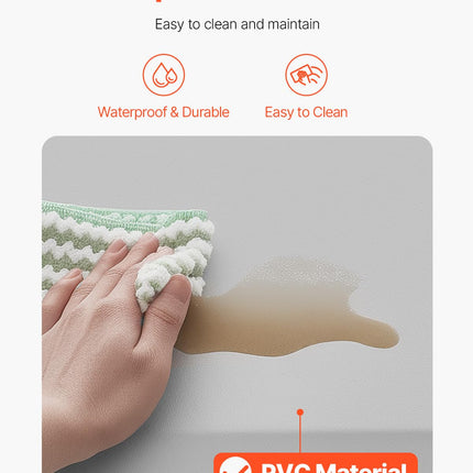 VEVOR Fall Mat for Elderly, 3/4-inch Thickened Fall Prevention Pad with Beveled Edge, Anti-Slip Bedside Safety Floor Mat for Seniors, Handicaps, Patients (24 x 70 inch)