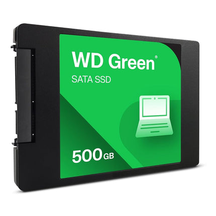 Western Digital WD Green SATA 500GB, Up to 545MB/s, 2.5 Inch/7 mm, 3Y Warranty, Internal Solid State Drive (SSD) (WDS500G5G0A-00CPT0)