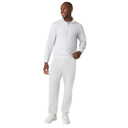 Hanes Pantalon de jogging EcoSmart sans poche pour homme, blanc, taille S, blanc - Lot de 1, taille S