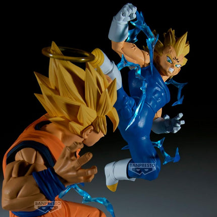 BANPRESTO Majin Vegeta (Vs Goku Super Saiyan 2) Dragon Ball Z Match Makers 15 cm BP29755P Multicolour Collectible Figure Ideal for Anime Fans