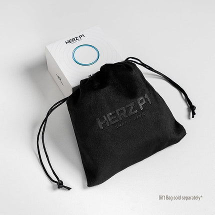 Herz P1 Smart Ring for Women & Men, (Size 6) 24/7 Health Metrics Fitness Ring, Tracks 20+ Biometrics, 6 Days Battery Life, Waterproof Stainless Steel