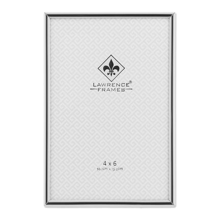 Lawrence Frames Simply Metal Picture Frame, 4 by 6