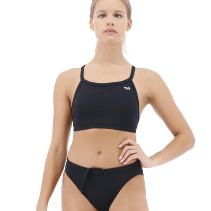 TYR Women's Solid Durafast Diamondback Workout Bik