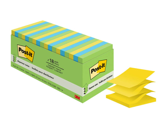 Post-it Notes, 3x3 in, 18 Pads, America's #1 Favor
