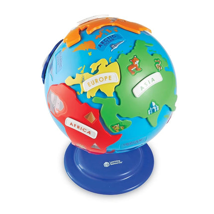 Learning Resources Puzzle Globe Educational & Interactive Learning Map World Globe Kids Spinning Globe STEM Gifts 3 4 5 6 7 Year Old Kids Boys & Girls