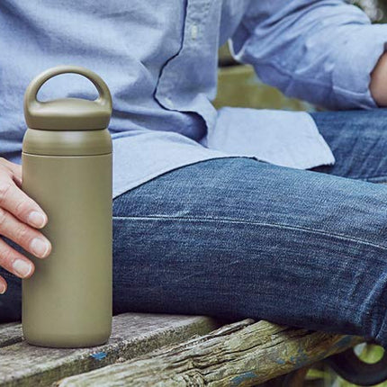 Kinto Day Off Tumbler, 500 ml Capacity, Khaki