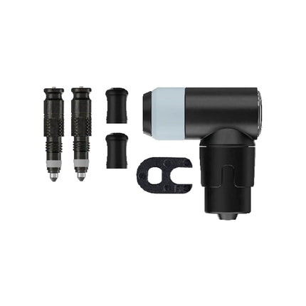 Schwalbe Clik Valve Conversion Set – Bicycle Valve Innovation for Inflating Tyres – Retrofit Kit for Presta/SV Valves with Pump Head