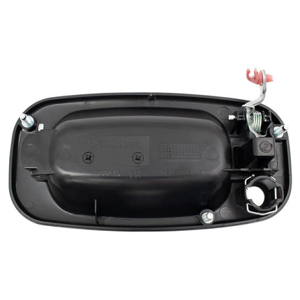 TRQ Door Handle Outside Exterior Front Black Passenger RH Side