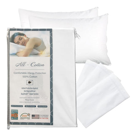National Allergy Premium 100% Cotton Zippered Pill