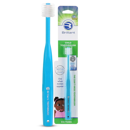 Brilliant Child Toothbrush By Baby Buddy, Sky Blue