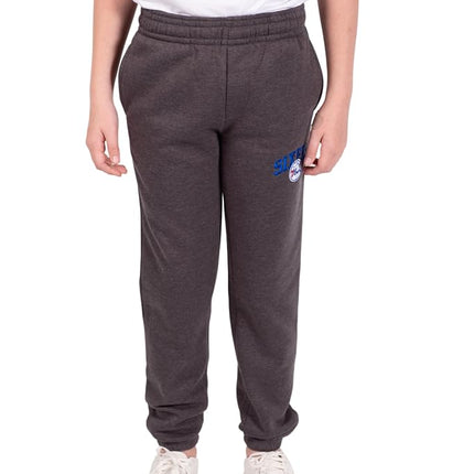 Ultra Game Boys' Soft Fleece Active Jogger Sweatpants Heather Charcoal