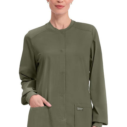 Cherokee Snap Front Workwear Originals Scrub Jacke
