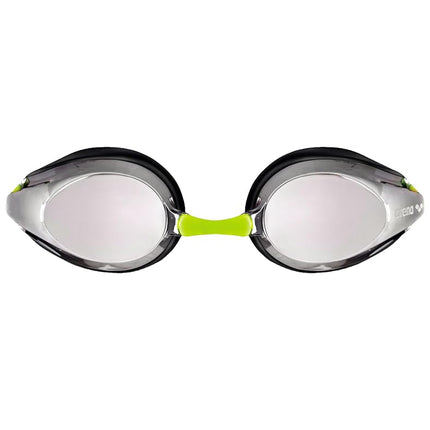 ARENA Unisex Kids Racing Goggles Tracks Mirror Junior Silver/Black One Size