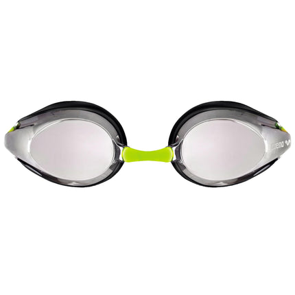 ARENA Unisex Kids Racing Goggles Tracks Mirror Junior Silver/Black One Size
