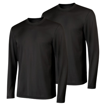 Hanes mensO482LLong Sleeve Cool Dri T-Shirt UPF 50