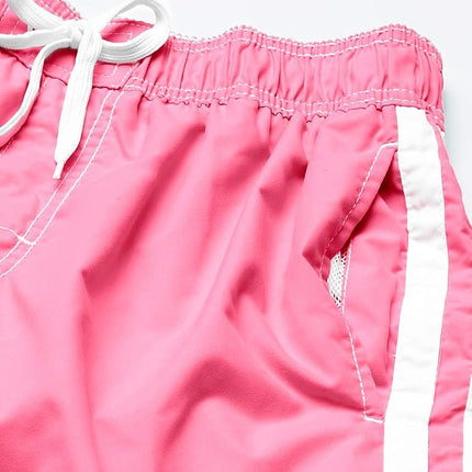 Kanu Surf Men's Barracuda Swim Trunks (Regular & Extended Sizes), Pink, Medium