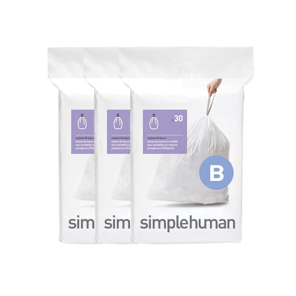 simplehuman CW0251 code B Custom Fit Bin Liner Bul