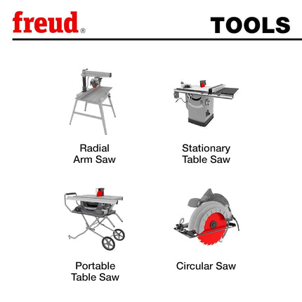 Freud LU83R008 8-Inch 40 Tooth ATB Thin Kerf Combination Saw Blade with 5/8-Inch Arbor and PermaShield Coating