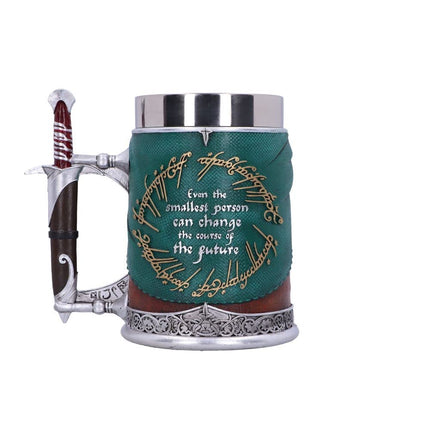 Nemesis Now Officially Licensed Lord of The Rings Frodo Tankard, Brown, 15.5cm