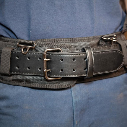 Klein Tools 55919 Tool Belt, Electrician Tool Belt for use with Modular Pouches from Klein Tools Click Lock Modular System, Size L