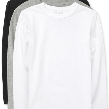 The Children's Place boys Long Sleeve Basic Layeri