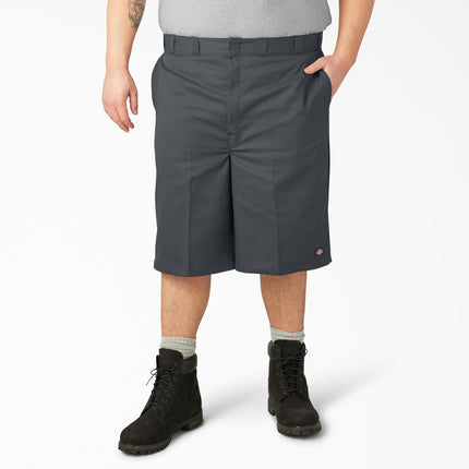 Dickies Men's Big and Tall 13 Inch Loose Fit Multi-Pocket Work Short, Charcoal 48