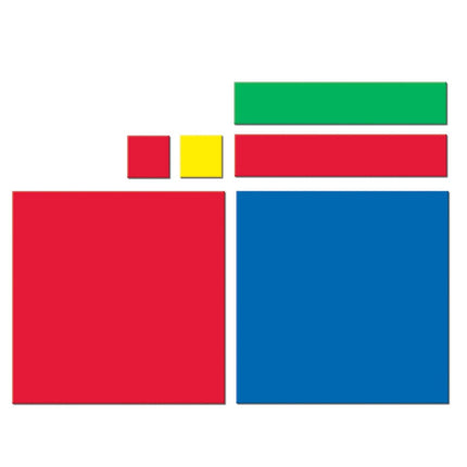 Learning Resources Magnetic Algebra Tiles, 72 Piece Set, Ages 11+ (Packaging May Vary)