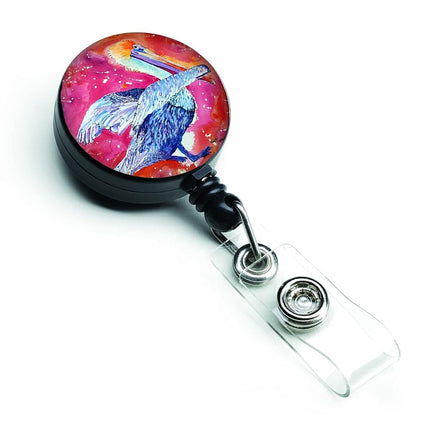 Caroline's Treasures 8360BR Pelican Retractable Badge Reel, for Nurses ID Badge Holder with Clip Retractable Employee Badge Holder,