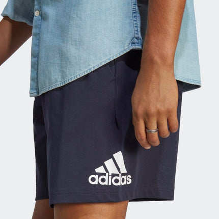 adidas Men's Essentials Logo Shorts, Ink/White, Medium Tall