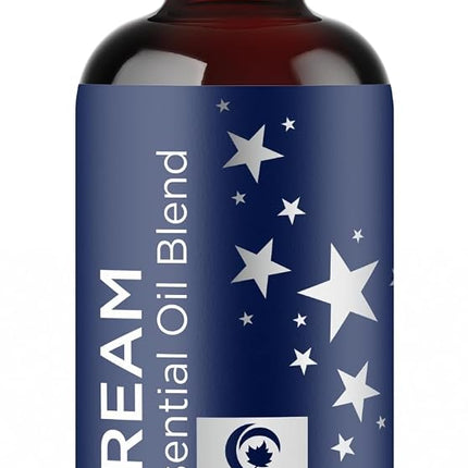 Sleep Essential Oil for Diffuser - Dream Essential Oils for Diffusers Aromatherapy and Wellness with Ylang-Ylang Clary Sage Roman Chamomile and Lavender Essential Oils for Sleep Time Support (30mL)