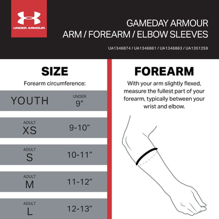 Under Armour UA20560-00085-L Gameday Armour Pro Pad Elbow Slv Prnt Black Camo L