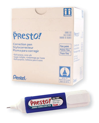 Pentel Presto! Jumbo Correction Pen, Fine Point, M