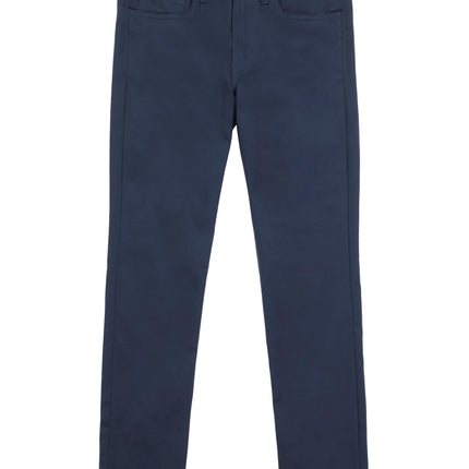 Nautica Boys' Flat Front Stretch Twill Chino Khaki