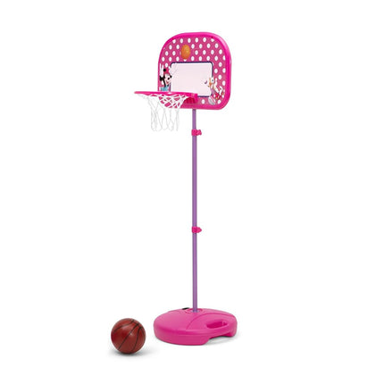 Delta Children Disney Minnie Mouse Basketball Hoop Set for Kids, Pink