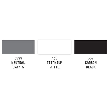 Ensemble de 3 marqueurs de peinture professionnels Liquitex, monochromes