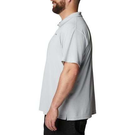 Columbia Men's Utilizer Polo Shirt, Cool Grey, Large Tall