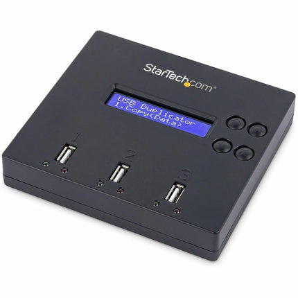 StarTech 1:2 Standalone USB Flash Drive Duplicator Eraser, 1.5GB/min, LCD
