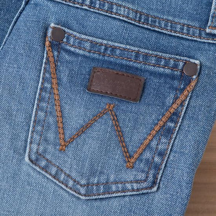 Wrangler Boys' Retro Slim Fit Straight Leg Jean, Roughhouse, 1T-S