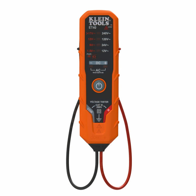Klein Tools Voltage Tester, AC Voltage, DC Voltage