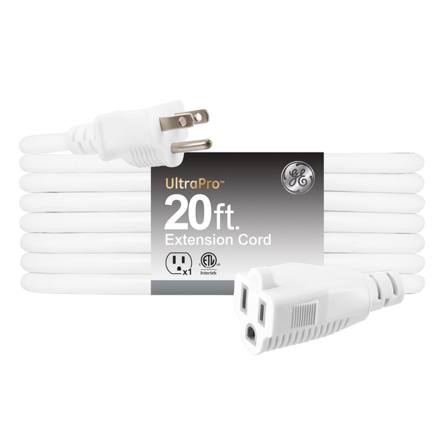 GE - 16AWG 13A 20ft UL Listed Heavy Duty Waterproo
