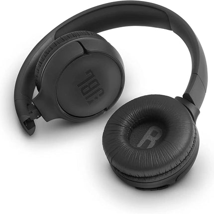 JBL Tune 500BT - Auriculares inalámbricos Bluetooth supraaurales, incluye llavero con linterna LED de regalo (negro) (JBL TUNE 500BT + LED)