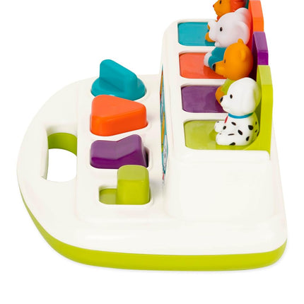 Battat Pop-Up Pals, Cause-and-Effect Pop-Up Animal Toy, Toddler, 4 Pals
