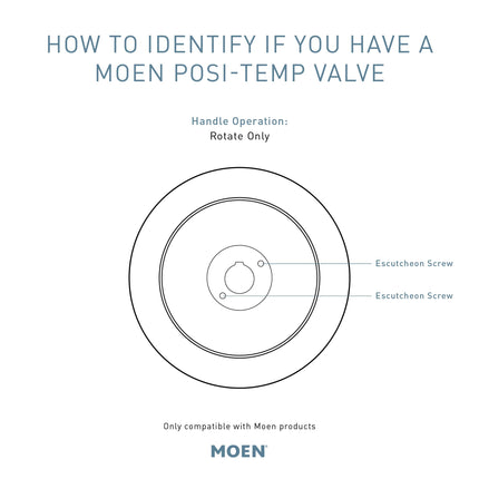 Moen T2311ORB Belfield 1-Handle Posi-Temp Pressure Balancing Valve Trim Kit, Valve Required, Oil Rubbed Bronze