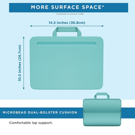 LapGear Compact Lap Desk - Aqua Sky - Fits up to 13.3 Inch Laptops - Pack of 12 - Style No.43009