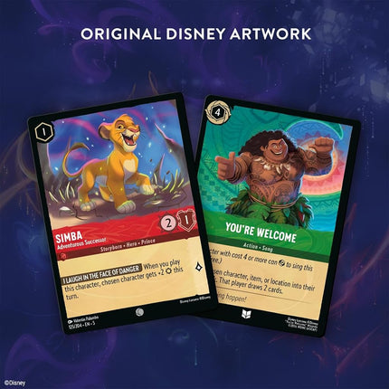 Ravensburger Disney Lorcana TCG: Shimmering Skies Booster Pack with Sleeves for Children Aged 8+