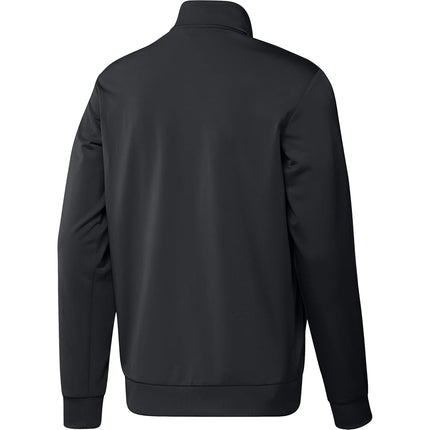 adidas Men's Big & Tall Essentials Warm-Up 3-Stripes Track Top, Dark Grey Heather/Black, XX-Large/Tall