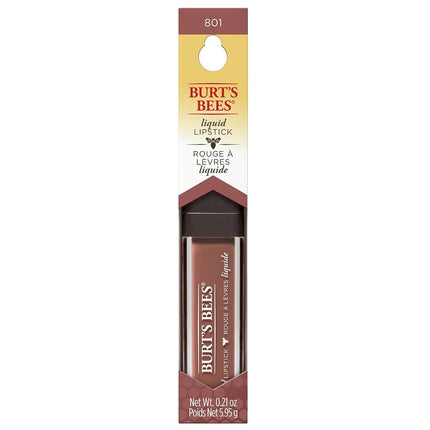 Burt's Bees Moisturising Full Coverage Liquid Lipstick, 5.9 g, Sandy Seas