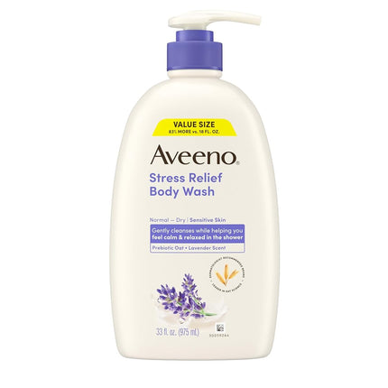 Aveeno Stress Relief Body Wash with Nourishing Oat