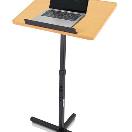 PYLE Portable Floor Lectern Podium Stand-Height Ad